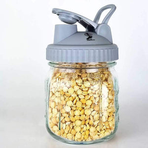500ml Glass jar with Store & Pour lid (Single or set of 4) from $9.95