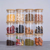 Set of 12 spice jars thickened high borosilicate glass 6x8cm.