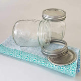 500ml Glass jar- Metal dome & band (Set of 3, 6 or 12) from $13.15