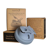 Pour and Store lid for 86mm wide glass jars