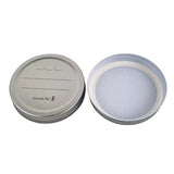 Metal screw top lids for canning and preserving- 12 pack