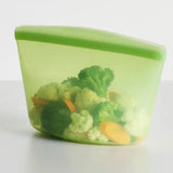 Stasher 4 cup silicone bowl- green